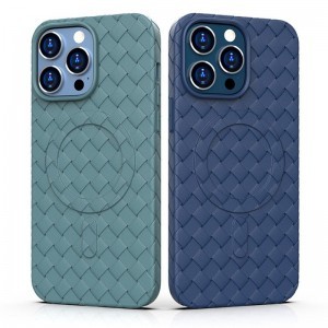 iPhone 15 Pro Max MagSafe Woven tok lila