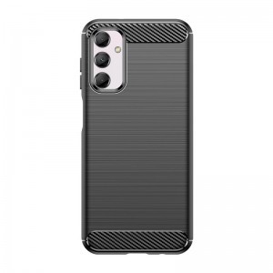 Samsung Galaxy M34 Carbon szénszál mintájú TPU tok fekete