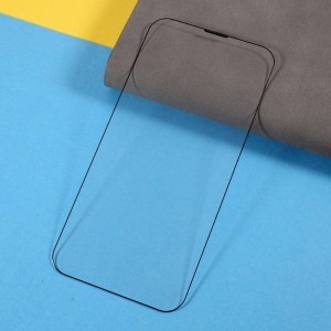iPhone 15 Plus 5D Full Glue kijelzővédő üvegfólia fekete