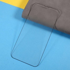 iPhone 15 Plus 5D Full Glue kijelzővédő üvegfólia fekete