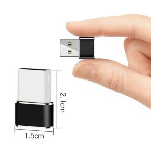 USB - Type C adapter ezüst