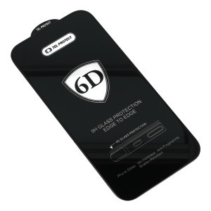 iPhone 12 Pro Max Full Glue 6D kijelzővédő üvegfólia 10 db fekete