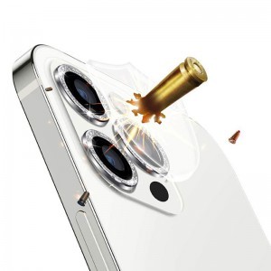 iPhone 14 Pro/14 Pro Max Diamond kameralencsevédő üvegfólia arany