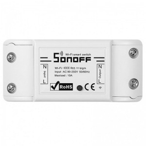 Sonoff BASIC R2 Wi-Fi vezeték nélküli okos kapcsoló, okosrelé fehér (M0802010001)