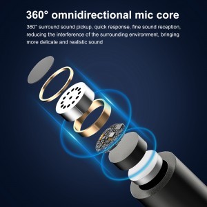 PULUZ vezeték nélküli mikrofon (2 adó + 1 vevő iOS) lightning csatlakozással (PU3150B)-5