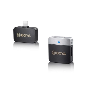 BOYA BY-M1V5 2.4GHz Univerzális vezeték nélküli mikrofon szett (iOS | 1+1)