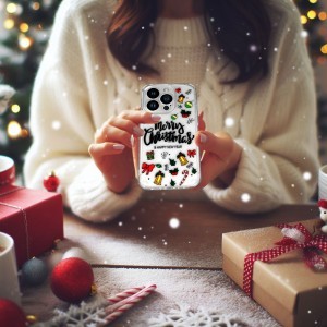 iPhone 13 Pro Max Tel Protect Christmas Karácsonyi mintás tok design 3 átlátszó