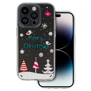 iPhone 13 Pro Max Tel Protect Christmas Karácsonyi mintás tok design 4 átlátszó