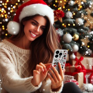 Samsung A25 5G/A24 4G Tel Protect Christmas Karácsonyi mintás tok design 5 átlátszó