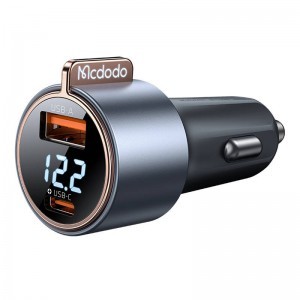 Mcdodo CC-5670 75W autós töltő digitális kijelzővel PD 1*USB-A 1*USB-C