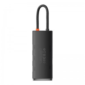 Baseus HUB Lite 5-Port USB-C - HDMI+USB3.0x3+PD fekete