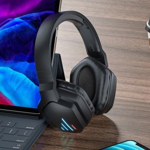 ONIKUMA B60 gaming, gamer vezeték nélküli Bluetooth fejhallgató fekete