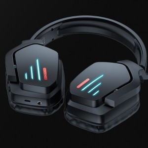 ONIKUMA B60 gaming, gamer vezeték nélküli Bluetooth fejhallgató fekete