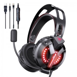 ONIKUMA M180 Pro gaming, gamer fejhallgató fekete