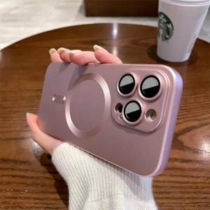 iPhone 15 Soft MagSafe tok rózsaszín