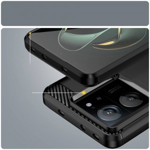 Xiaomi 13T/13T Pro Nexeri TPu Carbon szénszál mintás tok fekete