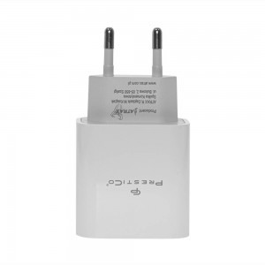 Prestico F3  hálózati töltő adapter 22,5W USB QC 3.0 fehér