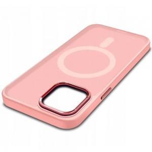 iPhone 15 Pro Matt MagSafe tok világos rózsaszín