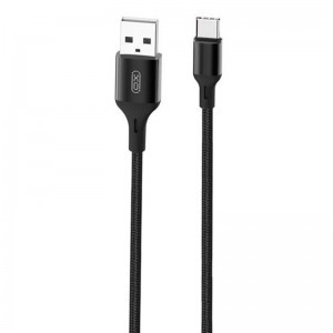 XO NB143 USB-A - USB-C kábel, 1m (fekete)