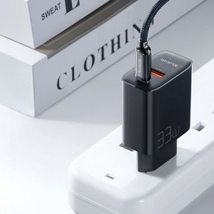 Mcdodo CH-0921 USB-A + USB-C hálózati töltő adapter GaN 33W (fekete)-3