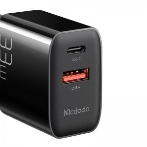 Mcdodo CH-0921 USB-A + USB-C hálózati töltő adapter GaN 33W (fekete)-7