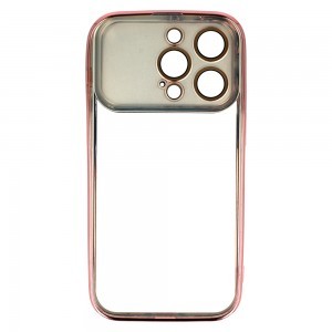 iPhone 15 Pro Max Electro Lens tok világos rózsaszín