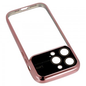 iPhone 15 Pro Max Electro Lens tok világos rózsaszín