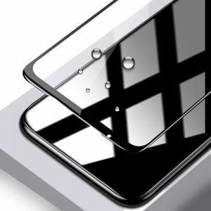 Samsung Galaxy A70 6D Kijelzővédő 9H Üvegfólia fekete