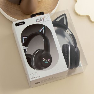 CATEAR cicafüles fejhallgató Gyerekeknek - Bluetooth CA-042 fekete