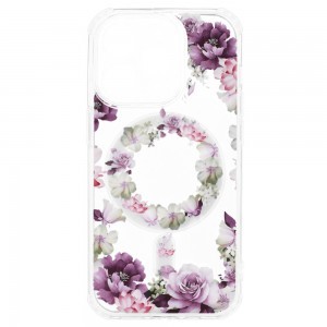 iPhone 13 Pro Tel-Protect Flower tok MagSafe kompatibilis (design 6)
