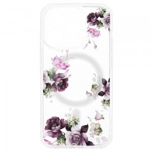 iPhone 15 Pro Max Tel-Protect Flower tok MagSafe kompatibilis (design 7)