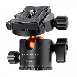 KF Concept K234A7+BH-28L fényképező állvány, tripod gömbfejjel + elforgatható középoszlop (KF09.087V5)-9