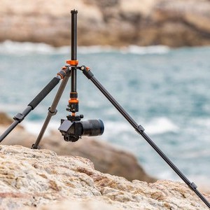 KF Concept K234A7+BH-28L fényképező állvány, tripod gömbfejjel + elforgatható középoszlop (KF09.087V5)-3