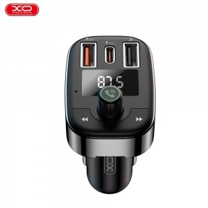 XO BCC06 Bluetooth FM transmitter MP3 + autós töltő 50W fekete