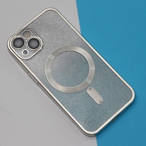 iPhone 11 Glitter Chrome Mag tok ezüst színátmenetes