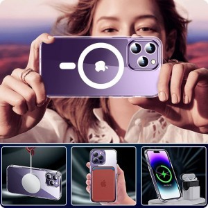 Samsung Galaxy S24 Tech-Protect FlexAir MagSafe kompatibilis áttetsző tok