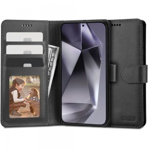 Samsung Galaxy S24 Plus Tech-Protect Wallet fliptok fekete