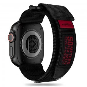 Apple Watch 4/5/6/7/8/SE/Ultra 1/2 (42/44/45/49mm) Tech-Protect Scout Pro óraszíj fekete