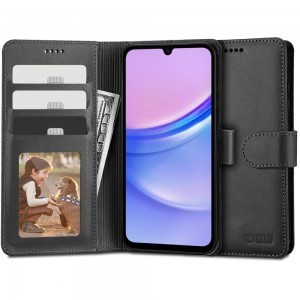 Samsung Galaxy A15 4G/5G Tech-Protect Wallet fliptok fekete