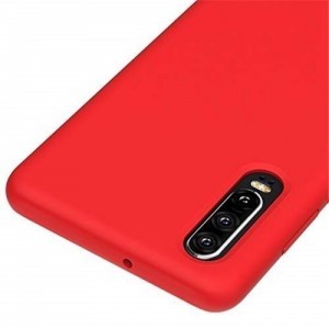 Huawei P30 Lite Szilikon tok piros