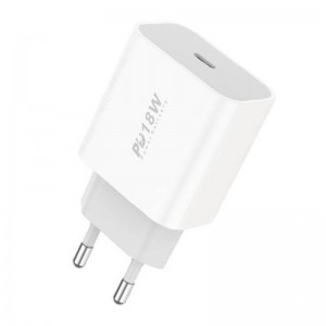 Foneng EU23 hálózati töltő adapter USB-C 18W PD (fehér)