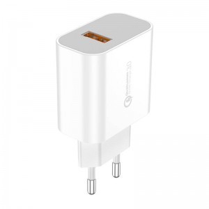 Foneng EU46 hálózati töltő adapter QC3.0 18W + USB-A - Lightning kábel