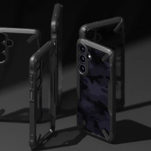 Samsung Galaxy S24 Plus Ringke Fusion X tok terepmintás fekete