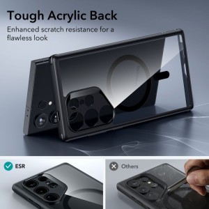 Samsung Galaxy S24 Ultra ESR Air Armor HaloLock MagSafe tok átlátszó/fekete