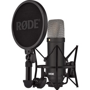 RODE NT1 Signature Series nagymembrános kondenzátor stúdió mikrofon csomag, fekete