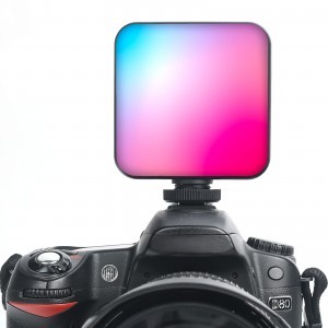 LUXCEO W64 mini RGB LED lámpa, világítás 2500-9000K beépített akkumulátorral-4