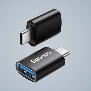 Baseus Ingenuity USB-C – USB-A OTG adapter (fekete)