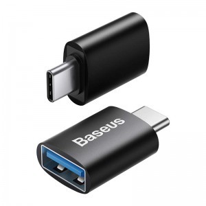 Baseus Ingenuity USB-C – USB-A OTG adapter (fekete)-1