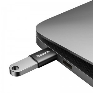 Baseus Ingenuity USB-C – USB-A OTG adapter (fekete)