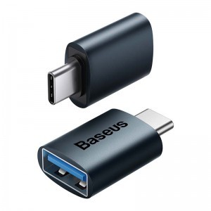 Baseus Ingenuity USB-C – USB-A OTG adapter (kék)